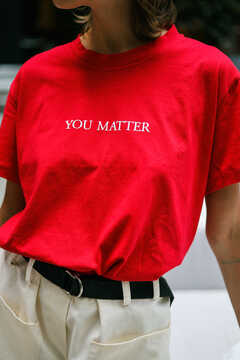 Red T-shirt  YOU MATTER 